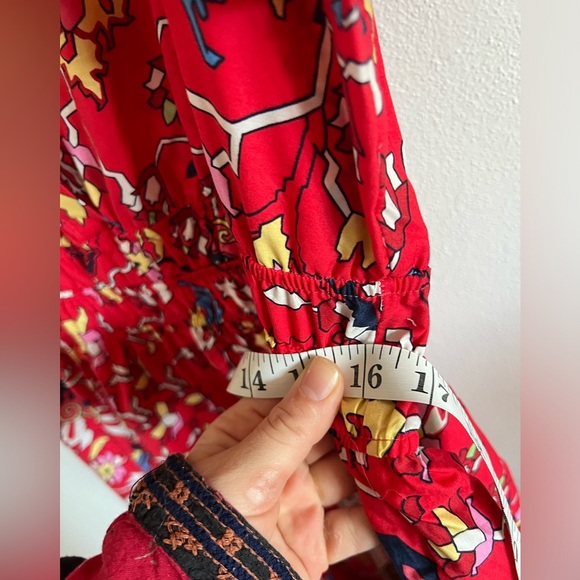 Anthropologie The Somerset Maxi Smocked Floral Dress - Picture 4 of 6